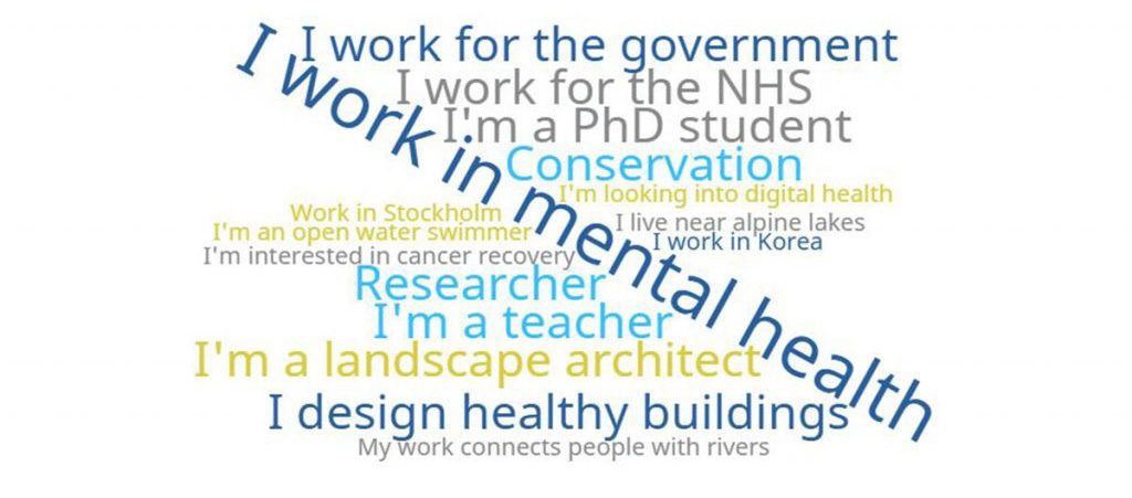 People tell us why BlueHealth relates to their work